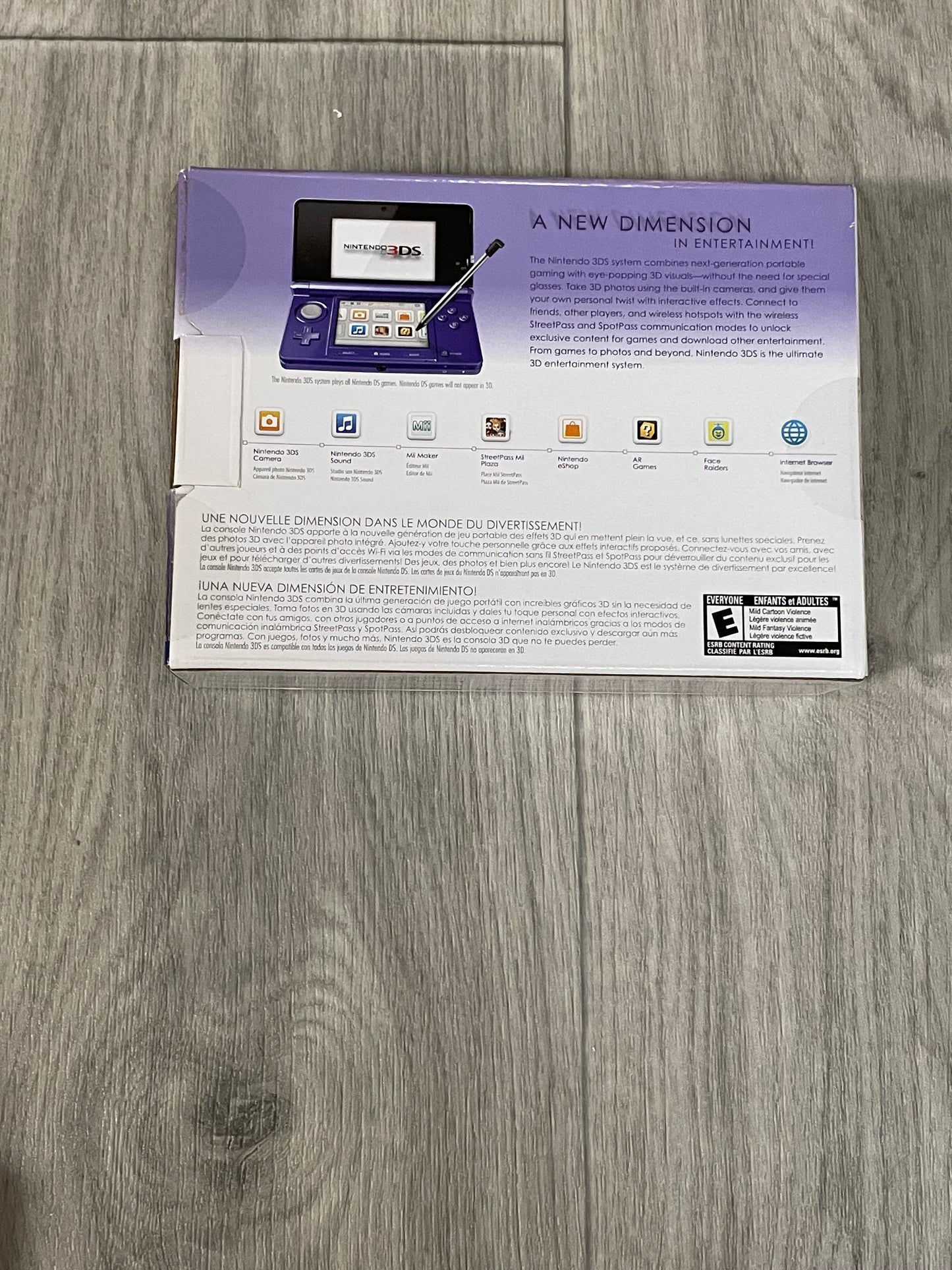 Nintendo 3ds Midnight Purple In Great Condition USA Complete In Box CIB USA