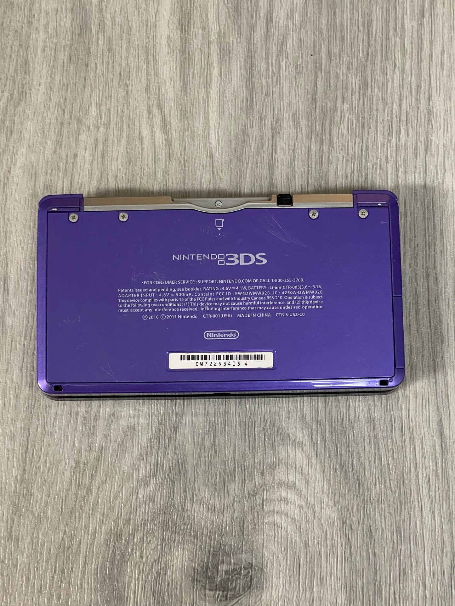Nintendo 3ds Midnight Purple In Great Condition USA Complete In Box CIB USA