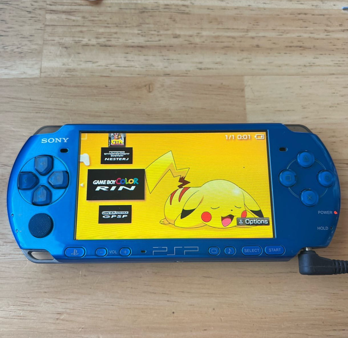 Sony PlayStation PSP 3000 Console with Charger