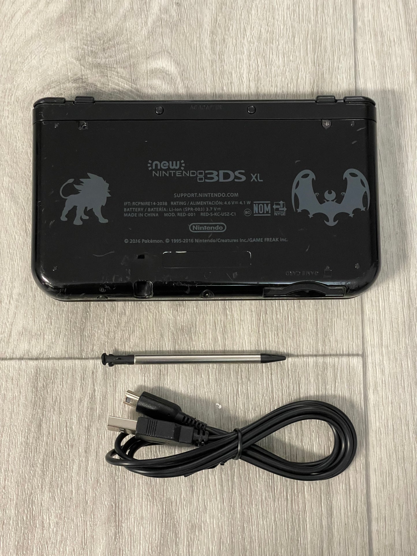 Nintendo 3DS XL Solgaleo Lunala Black Edition Handheld System - Black