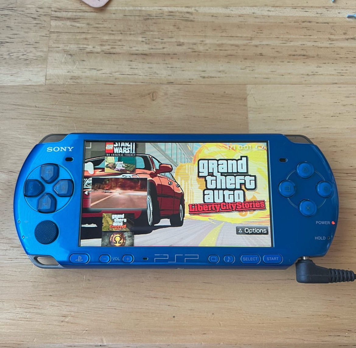 Sony PlayStation PSP 3000 Console with Charger