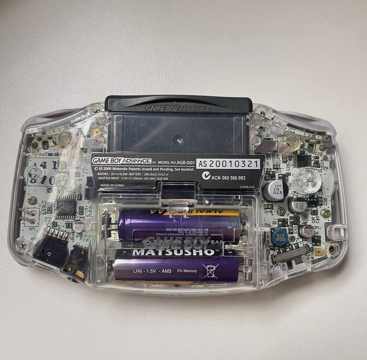 Custom IPS V3 Backlit Nintendo Gameboy Advance