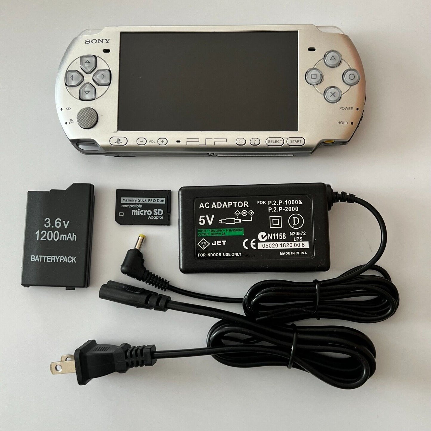 Sony PlayStation PSP 3000 Console with Charger