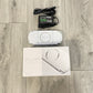 PSP 3000 Pearl White Console Complete In Box  REGION FREE CIB USA SELLER