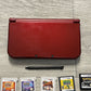 Nintendo New 3DS XL Gaming System  Mint Condition + charger+ Games+case