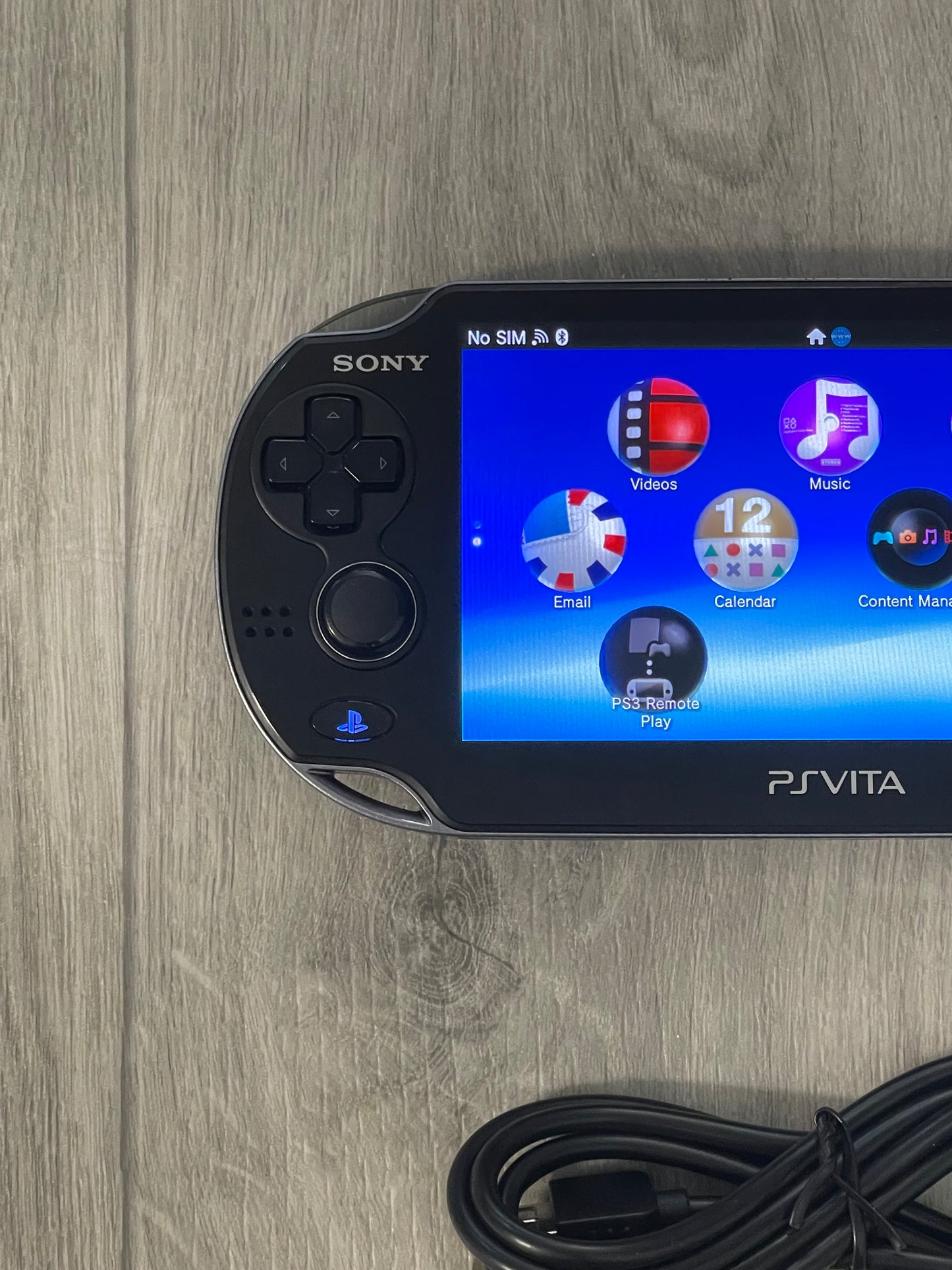 Sony Playstation Vita PCH-1000 Black Oled Model  (Refurbished)