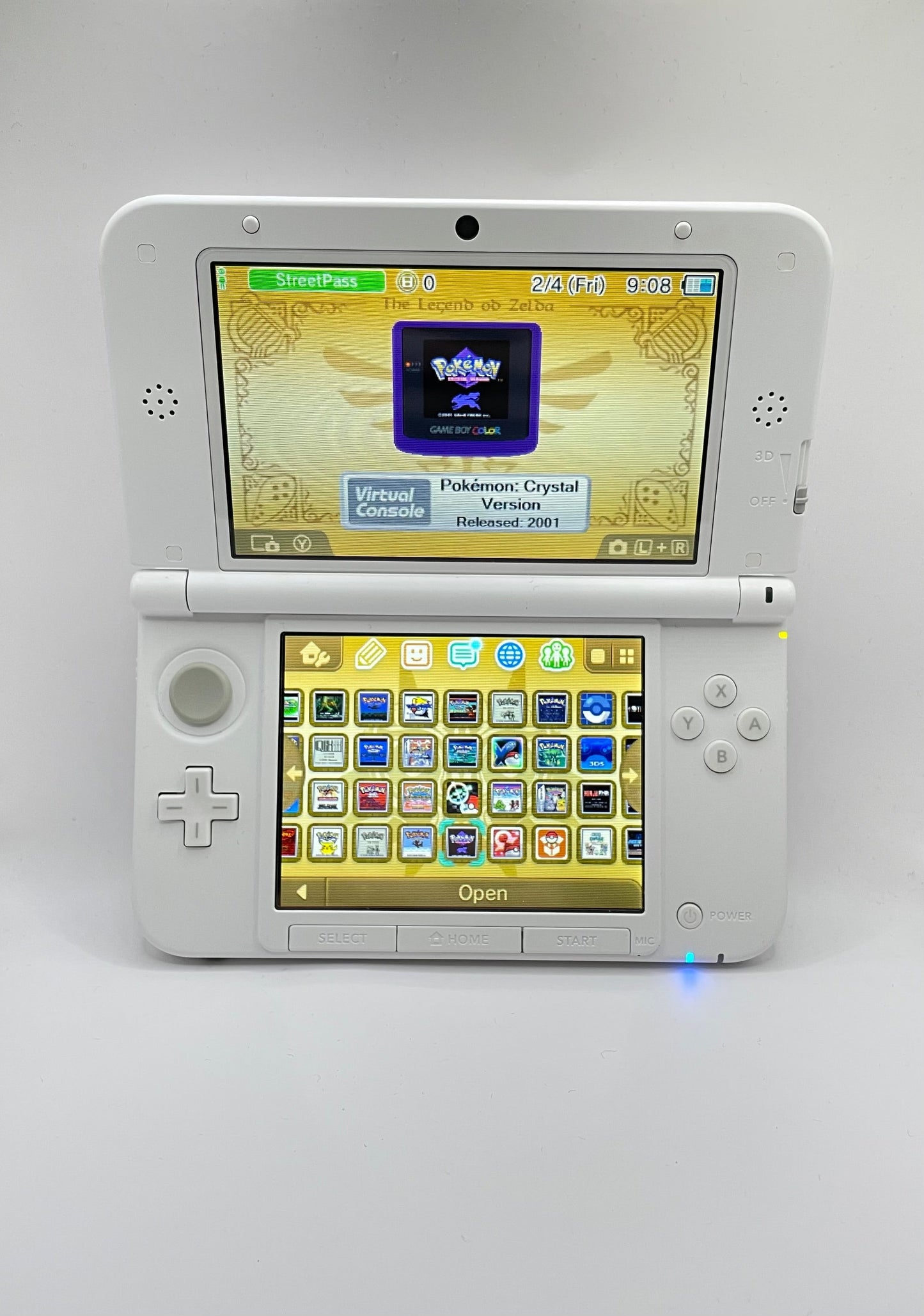 Nintendo 3DS XL Pink with charger and games